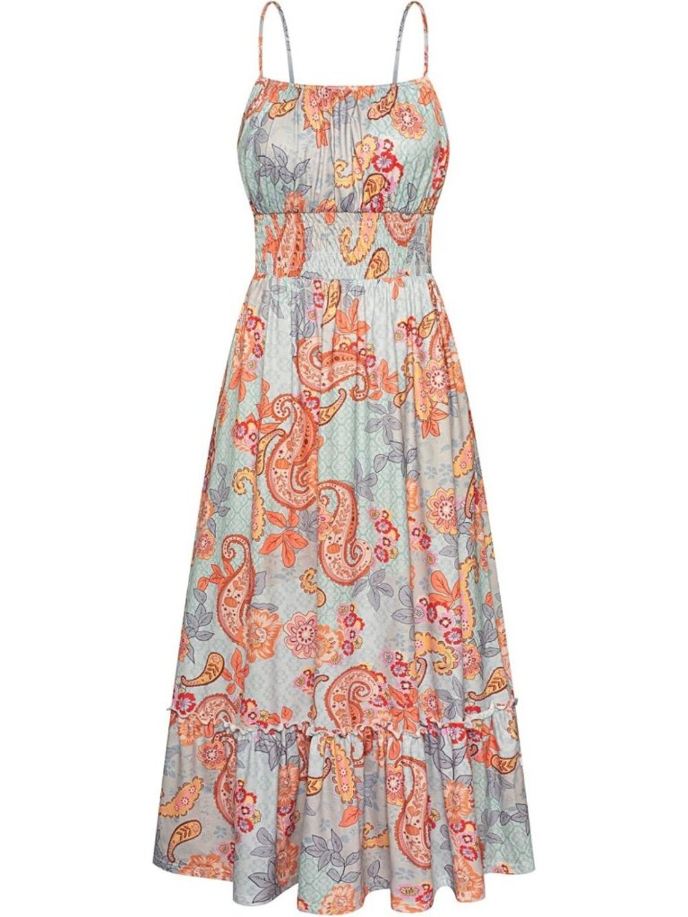 Boho Maxi Sundress for Women - Summer Vacation Dress 2026, Lightweight & Stylish